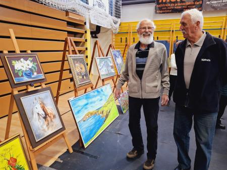 Likovniki so postavili na ogled 21 svojih del